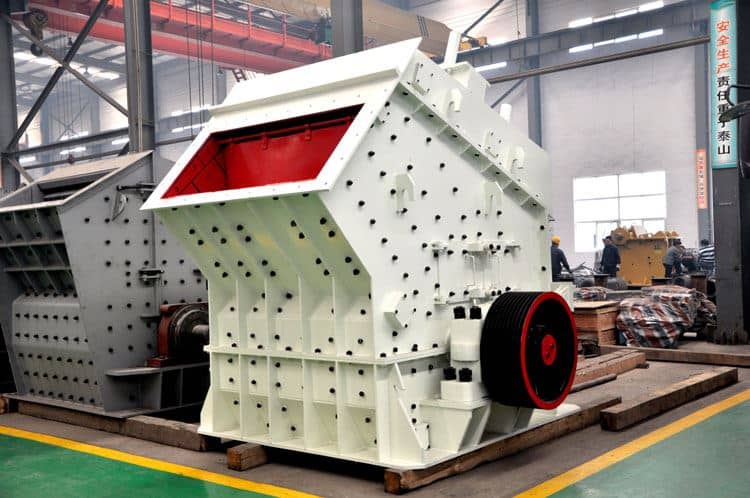 impact crusher in factory