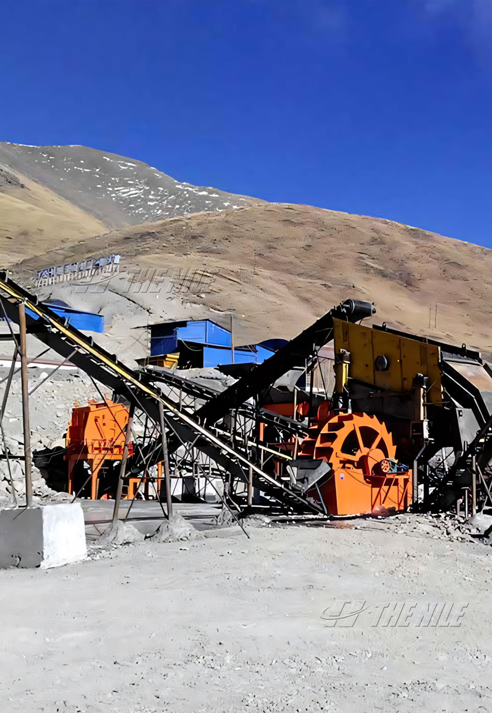 300 T/H Iron Ore Mobile Jaw Crushing Plant in Tanzanian