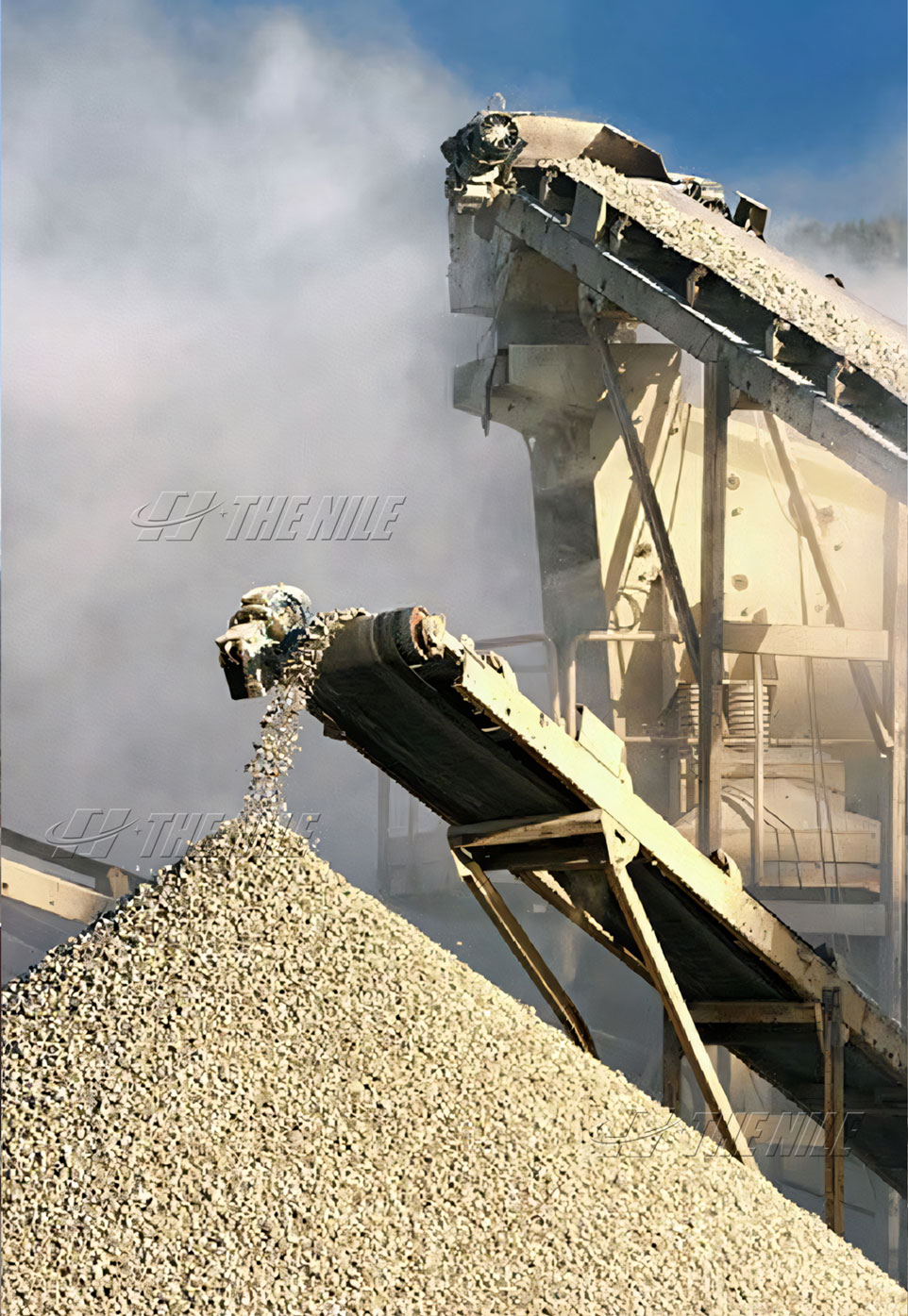 600 T/H Limestone Crushed Stone Production Line in Sudan