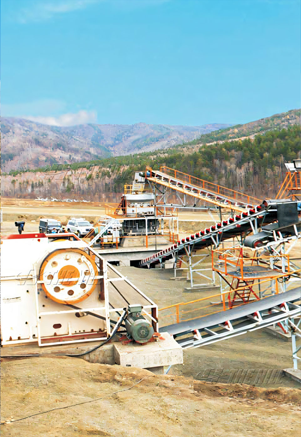 30-450 T/H Limestone Production Line in Peru